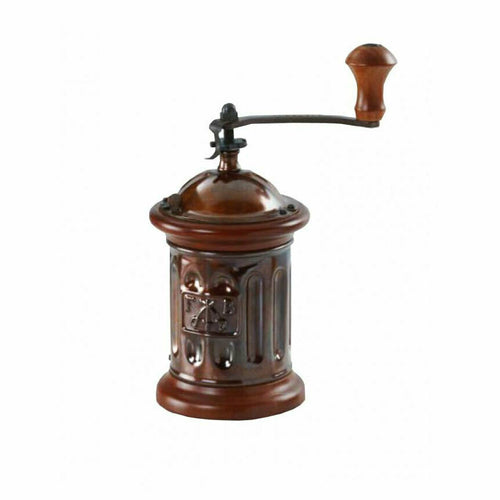 Omcan 43679 - (43679) TRE SPADE Coffee Grinder, manual, 100g hopper capacity, hand crank operation, tempered