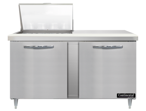Continental Refrigerator D60N12M-FB-D Designer Line Refrigerated Prep Tables
