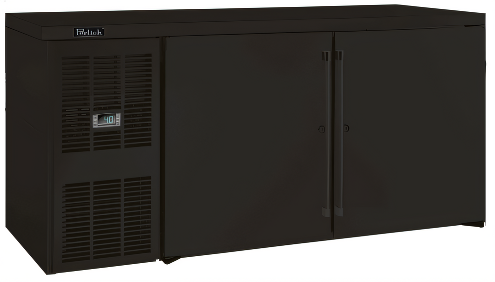 Perlick BBS36-SS-L-STK 36" Bar Refrigerator - 1 Swinging Solid Door, Stainless, 120v