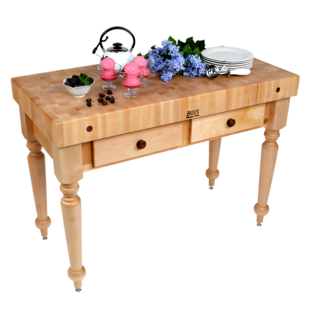 John Boos CUCR05-SHF Cucina Rustica Cutting Boards & Butcher Blocks