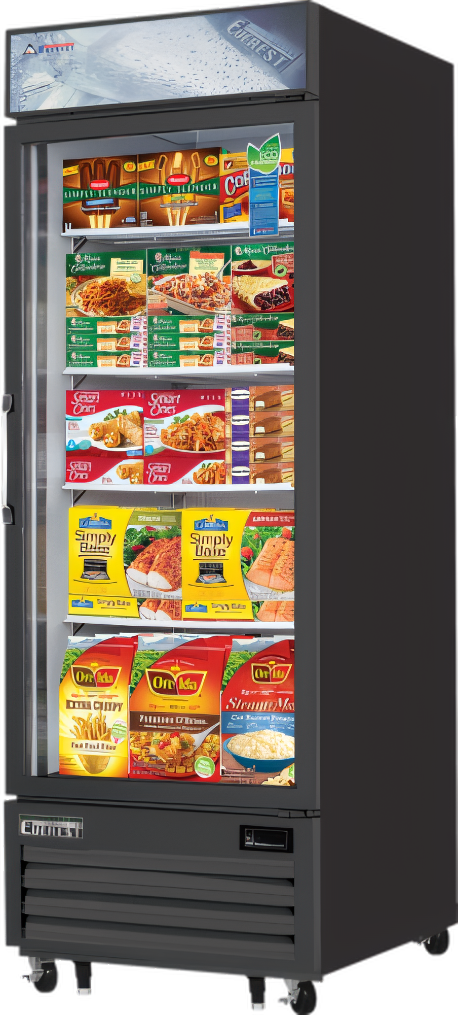 Everest Refrigeration EMGF23B Glass Door Merchandisers