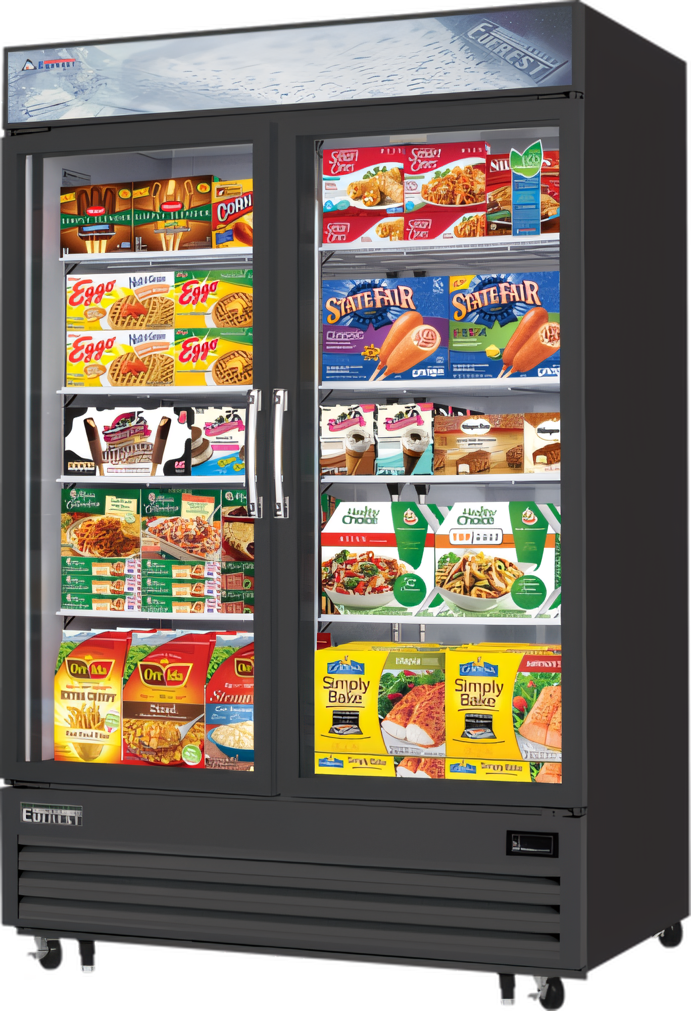 Everest Refrigeration EMGF48B Glass Door Merchandisers