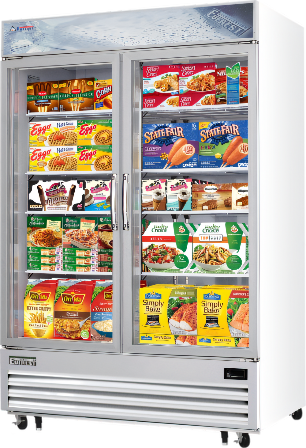 Everest Refrigeration EMGF48 Glass Door Merchandisers