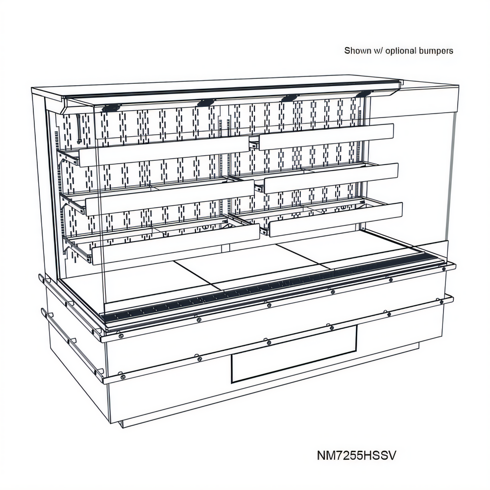 Structural Concepts NM7255HSSV Blend Hot Food Displays