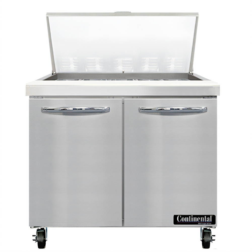 Continental Refrigerator SW36N15M-FB Mighty Top Refrigerated Prep Tables