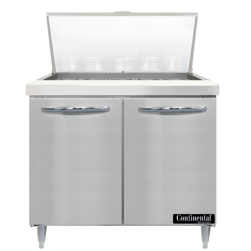 Continental Refrigerator D36N15M-FB Designer Line Refrigerated Prep Tables