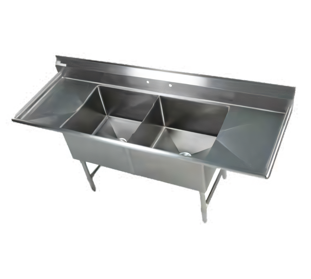 Klinger's Trading EIT22D24 Compartment Sinks
