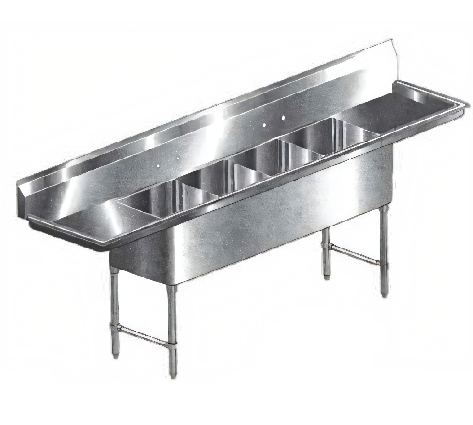 Klinger's Trading HDS42D Compartment Sinks
