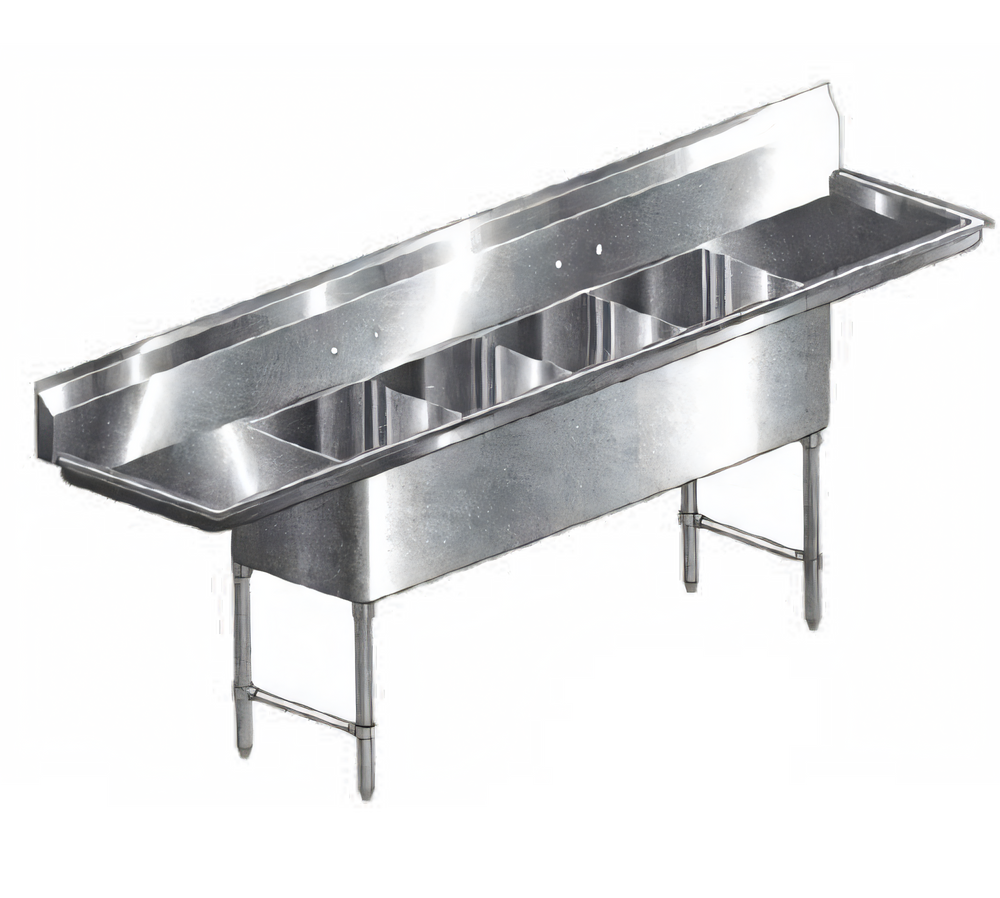 Klinger's Trading HDS42D Compartment Sinks