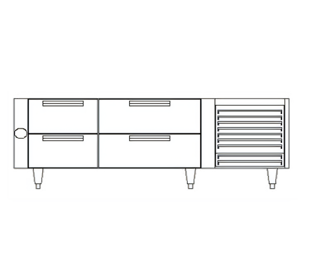 Garland UN17FC84 Polar Cuisine Undercounter & Worktop Refrigeration