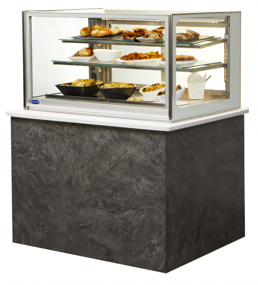 Federal Industries ITH6026-B18 Italian Glass Series Hot Food Displays