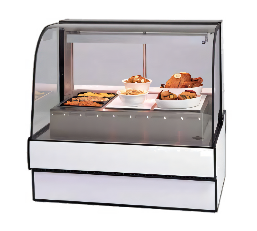 Federal Industries CG5948HD Curved Glass Series Hot Food Displays