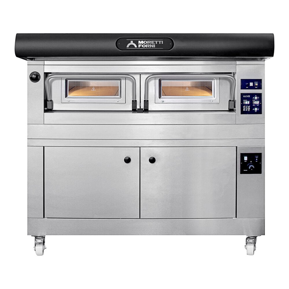 Moretti Forni P120E B Electric Single Deck Oven with Proofer - 240V, 33 1/2