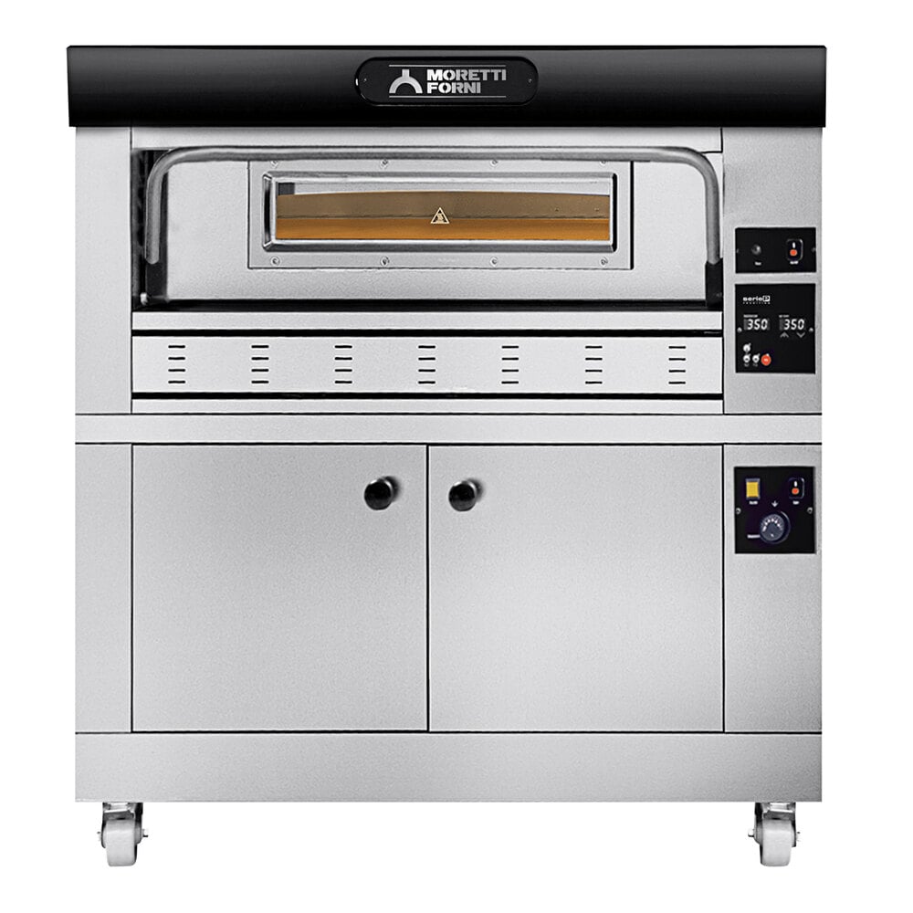 Moretti Forni P110G B COMP 1SP Liquid Propane Single Deck Oven with Proofer - 98,952 BTU
