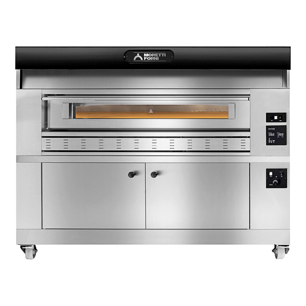 Moretti Forni P150G COMP Liquid Propane Single Deck Oven with Proofer - 110,000 BTU