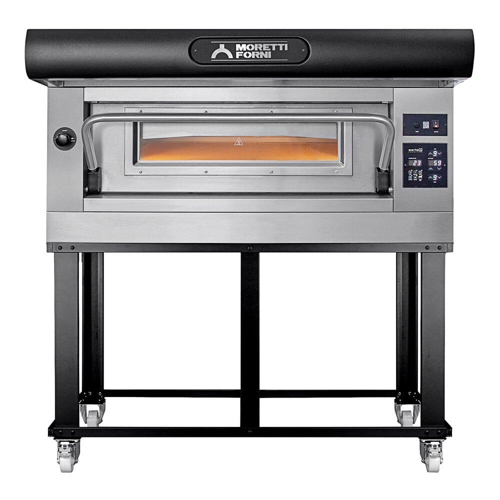 Moretti Forni Amalfi D C18 Electric Single Deck Oven with Stand - 240V, 45 5/16