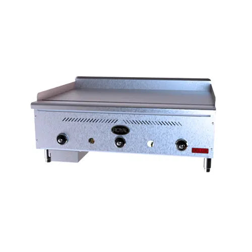 Royal Range GT-18 18" Countertop Thermostatic Gas Griddle, 36.000 BTU