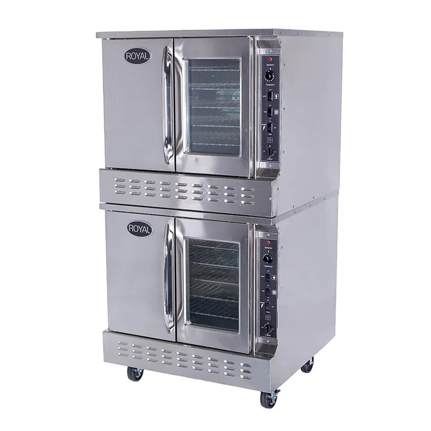 Royal Range RCOD-2 Gas Convection Oven w/ Thermostatic Controls, Double-Deck