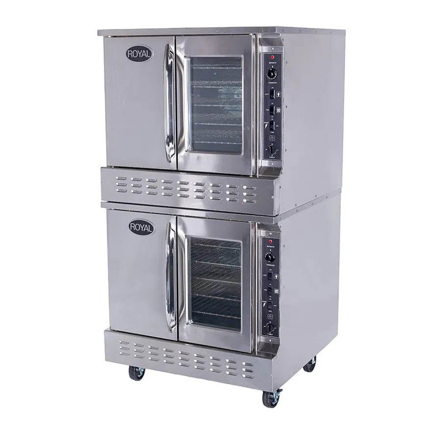 Royal Range RCOS-2 Gas Convection Oven w/ Thermostatic Controls, Double-Deck