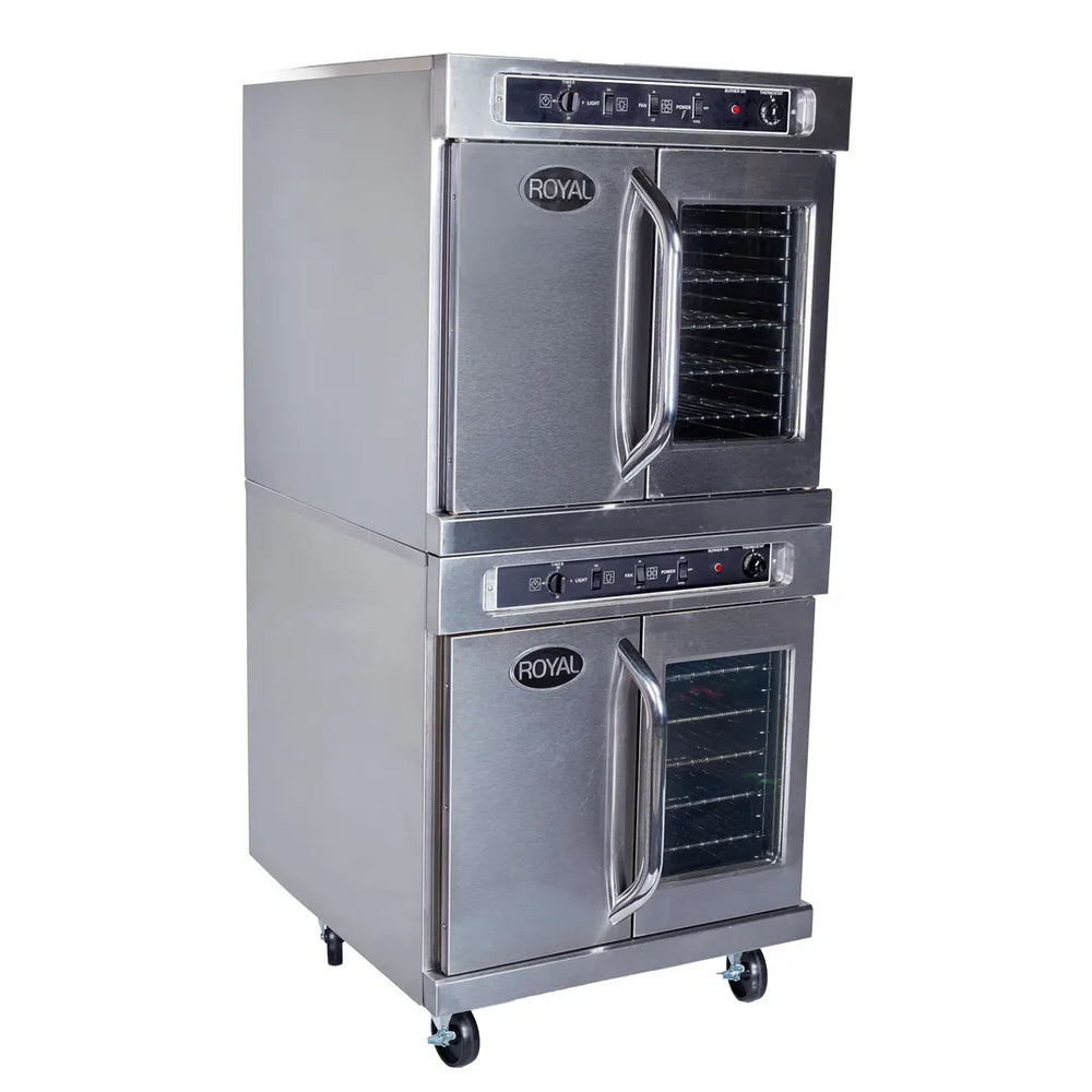 Royal Range RECOD-2 Electric Convection Oven w/ 2 Decks, Full-Size, Thermostatic Controls