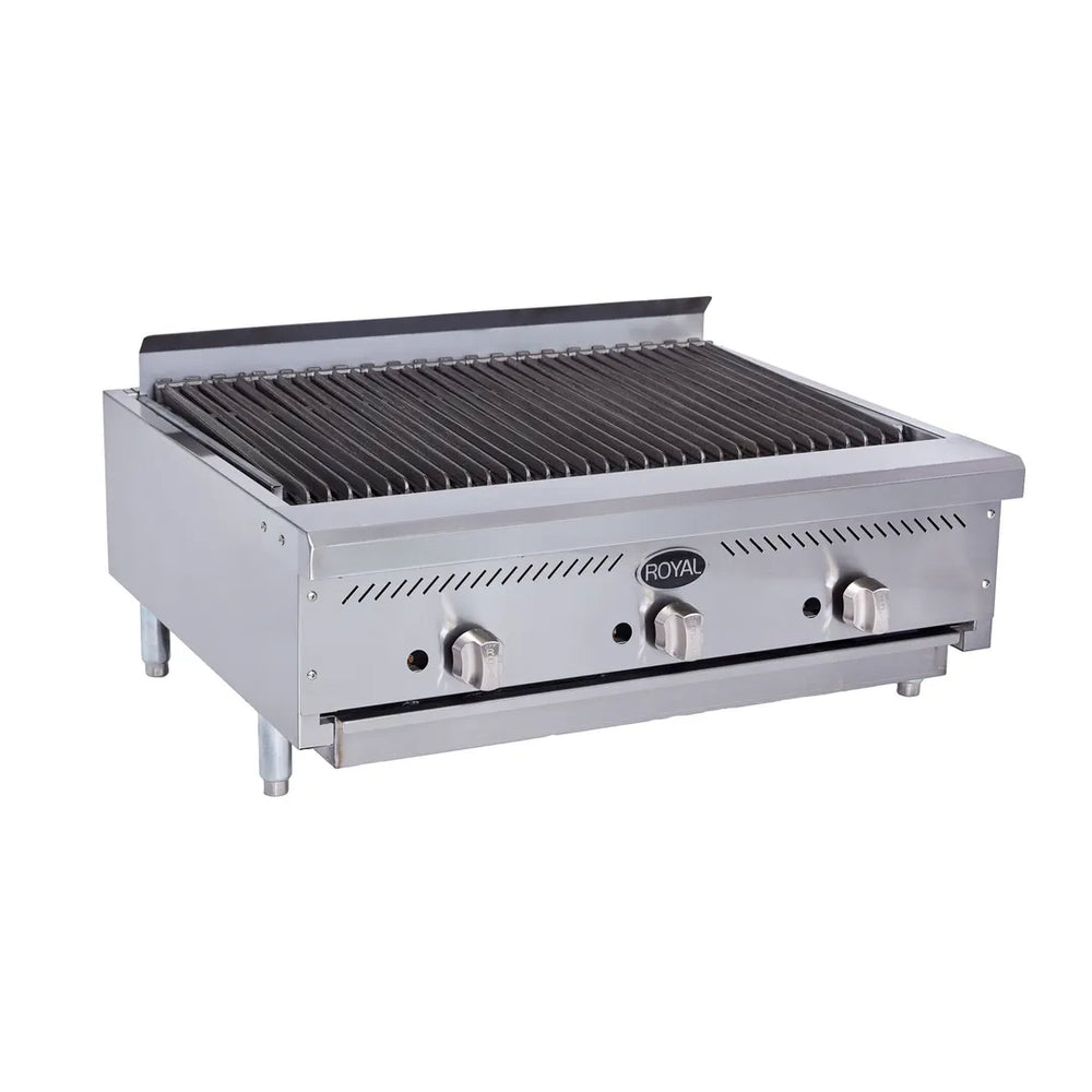 Royal Range RIB-48 48" Countertop Gas Infrared Radiant Charbroiler, 140.000 BTU