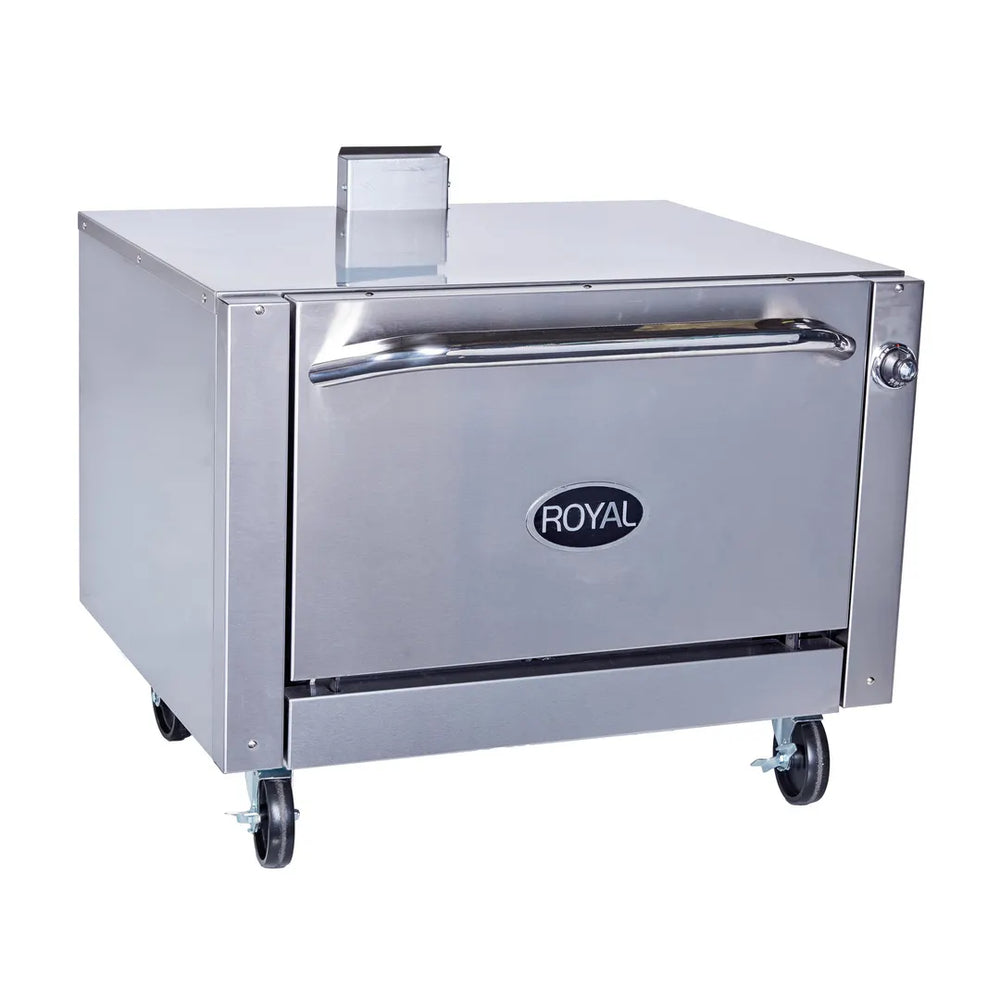 Royal Range RR-36-LB-C Restaurant Type Gas Oven w/ Single Deck, Convection