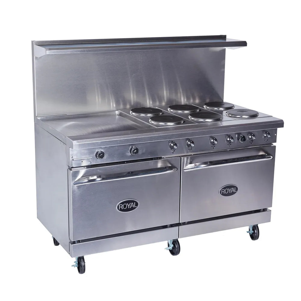 Royal Range RRE-2GT60 Restaurant Range, Electric, 72"