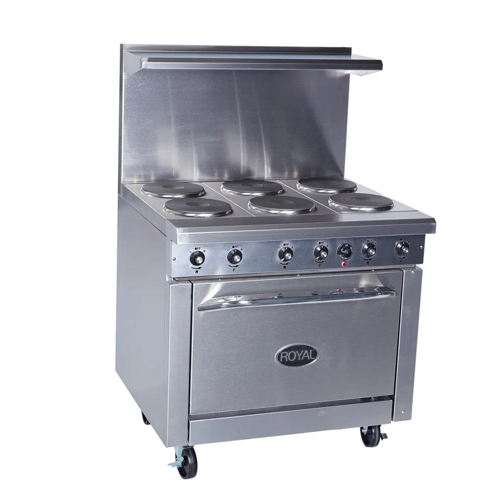 Royal Range RRE-6-C Restaurant Range, Electric, 36"